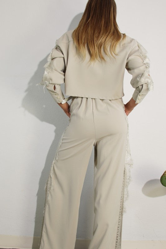 Lace destail set