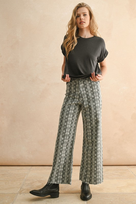 Animal print pants