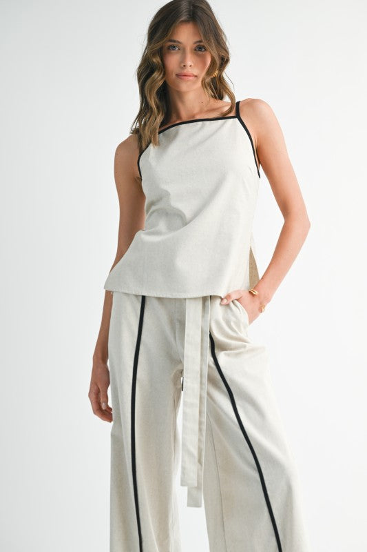 Caroline Linen set