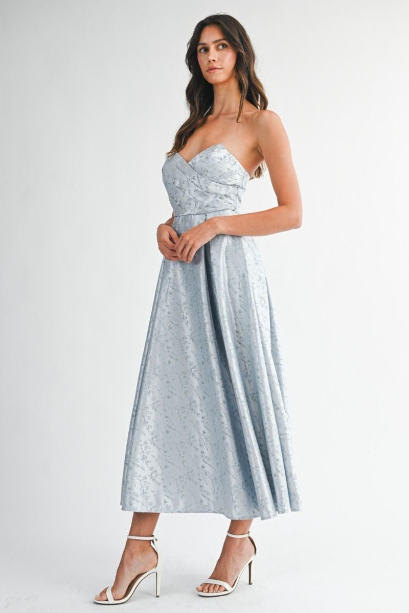 Strapless cielo maxi dress