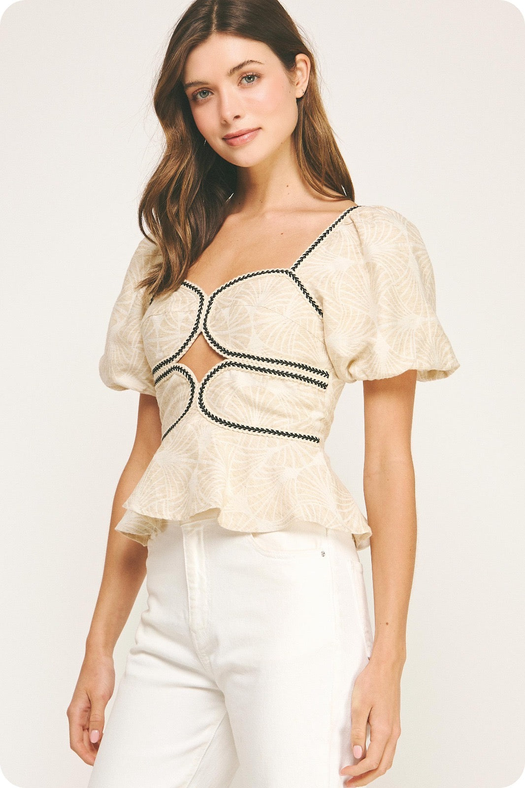 Julieta embroidery top