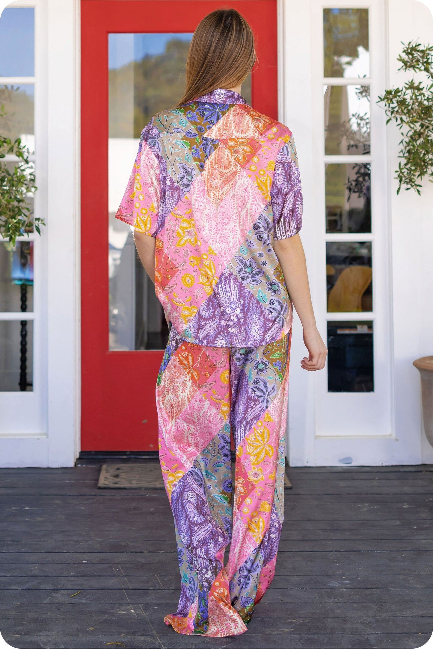 Paradise satin set