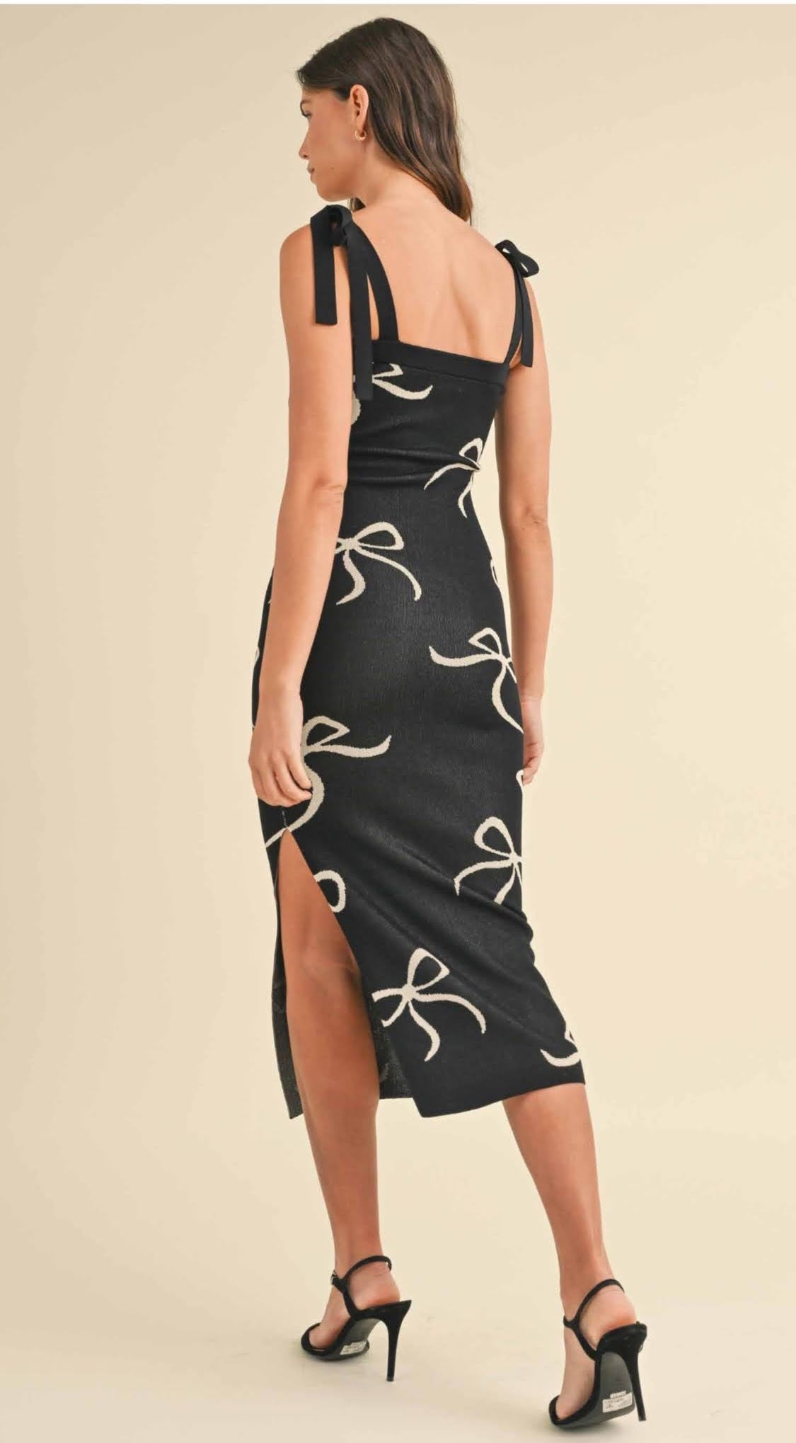 Bows stretch dress