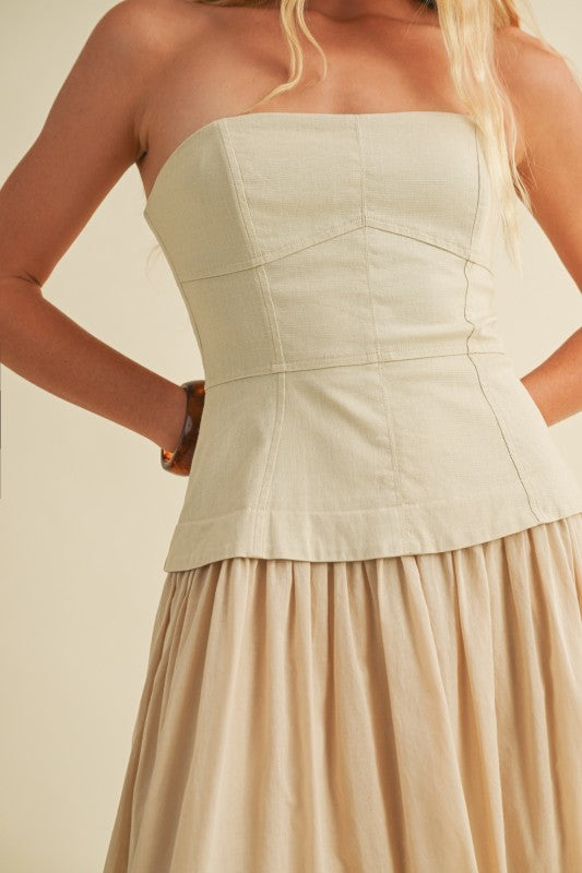 Natural Linen dress