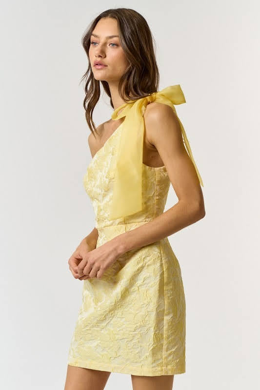 Half shoulder dress