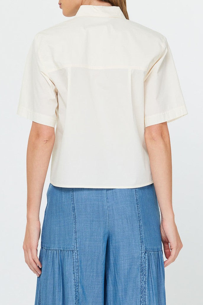 Embroidered casual top