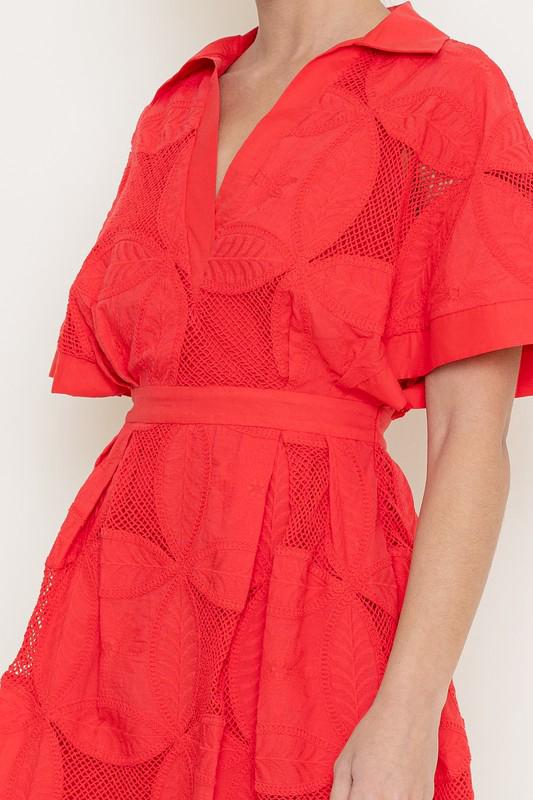 Embroidered dress