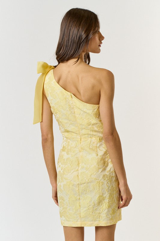 Half shoulder dress
