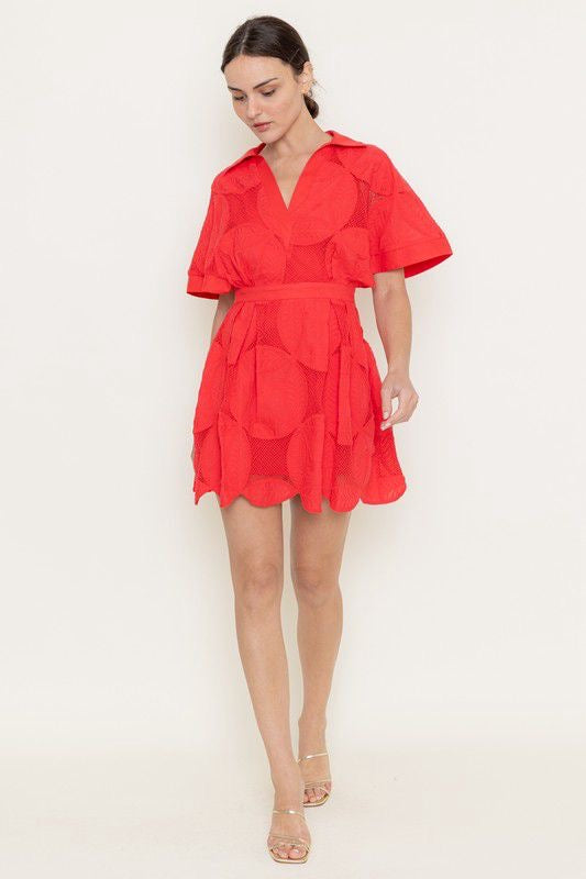 Embroidered dress