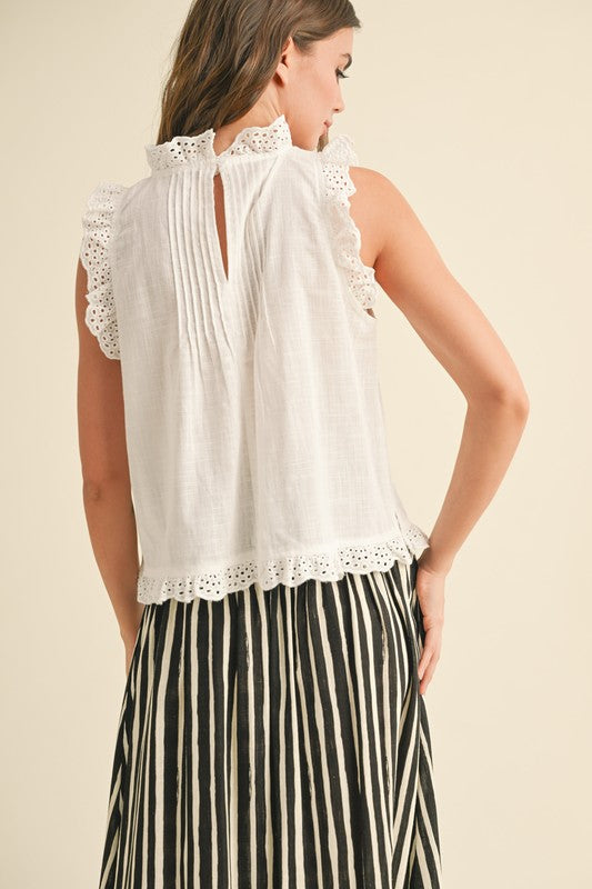 Embroidery top