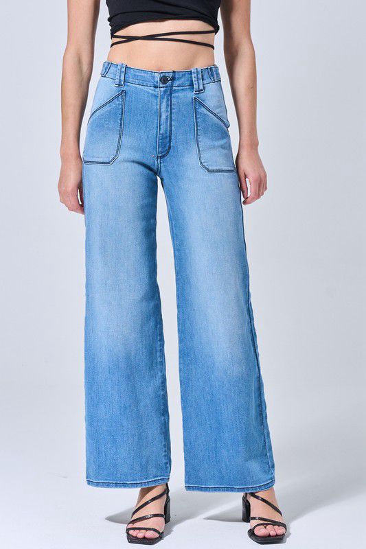 High rise jeans
