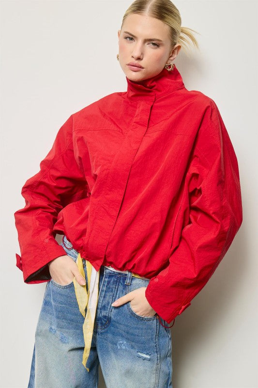 Oversize Red Jacket