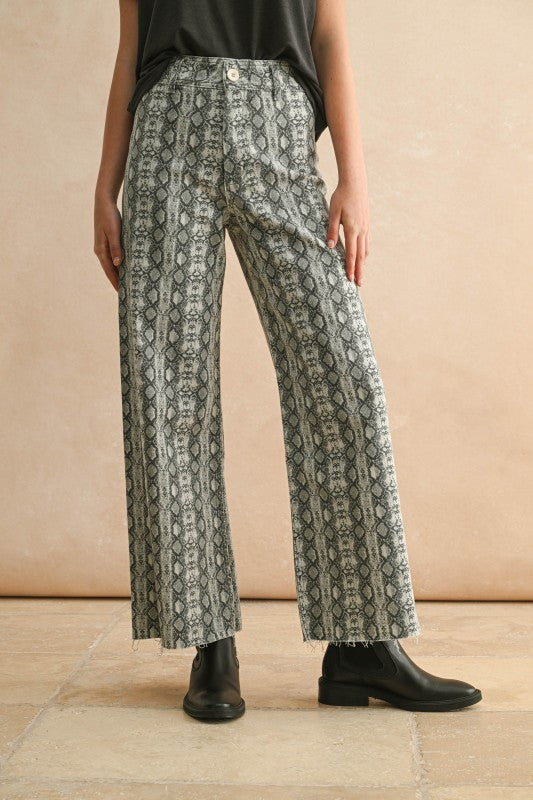 Animal print pants