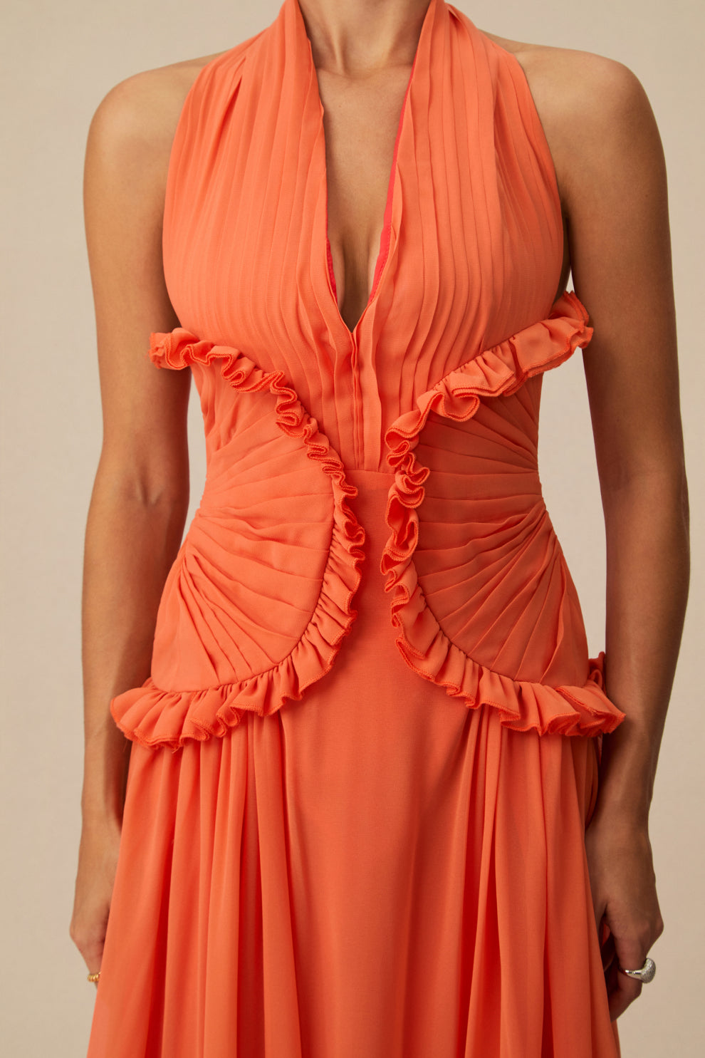 Orange Maxi Dress