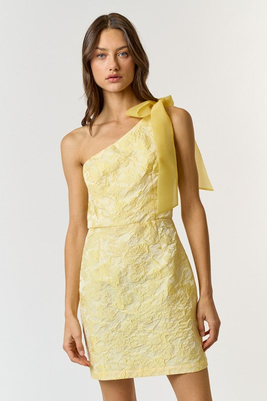 Half shoulder dress