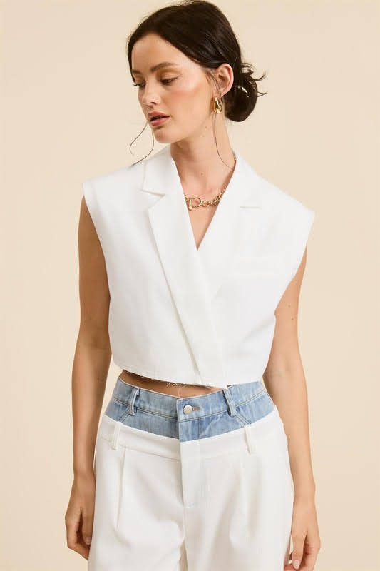 White jean pants