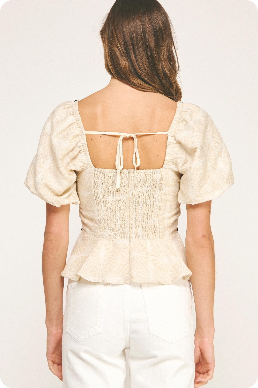 Julieta embroidery top