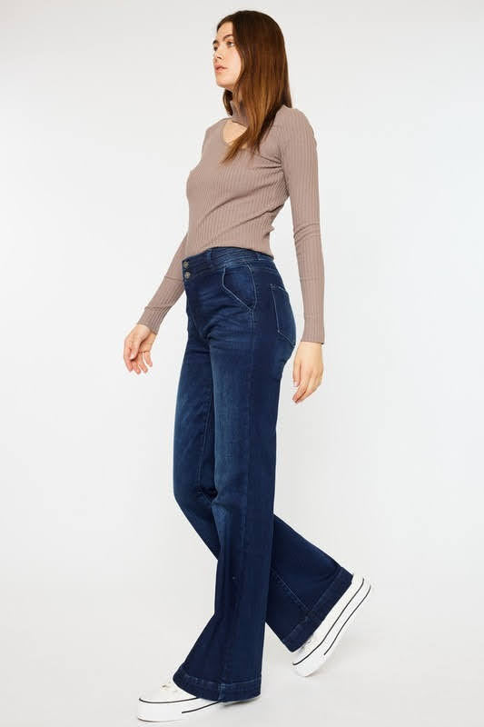 High rise jeans