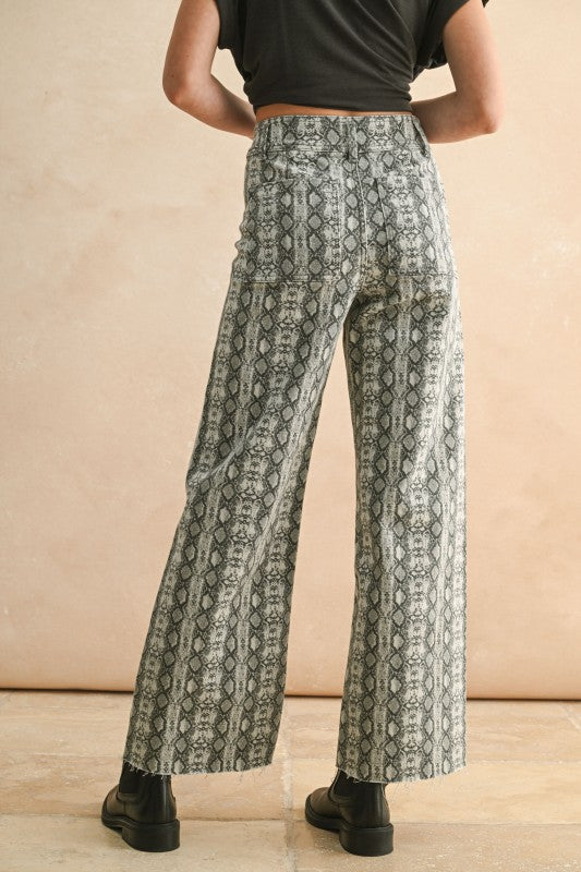 Animal print pants