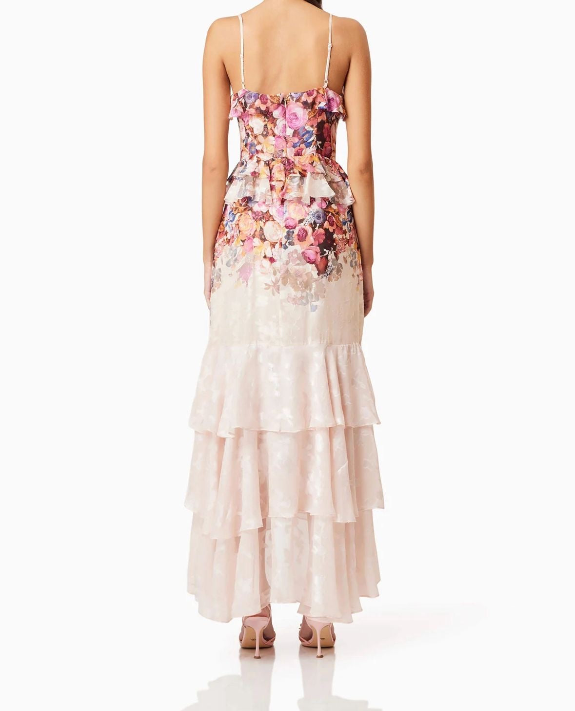 Printed simone maxi dress