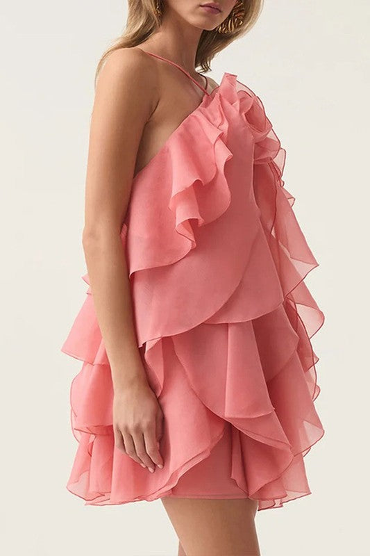 Violeta Ruffles mini dress