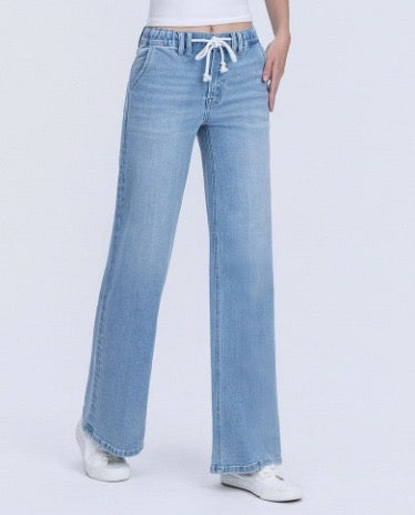 High Rise  Band Jeans