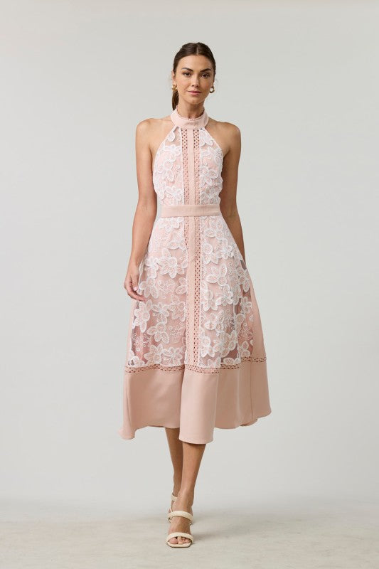 Embroidery Medi Dress
