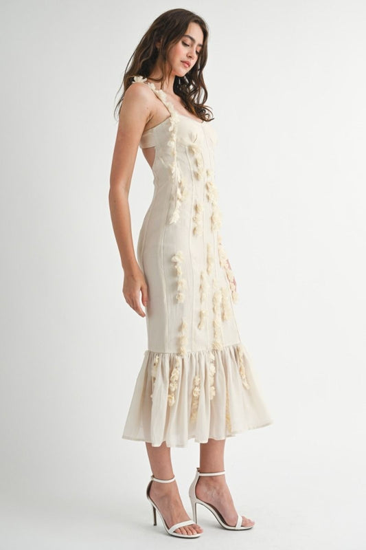 Marcella floral medí dress