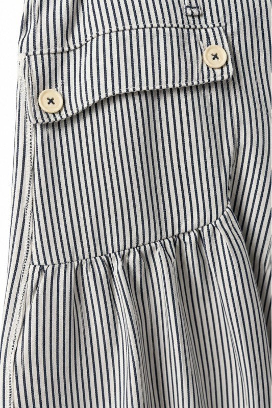 Striped Denim pants
