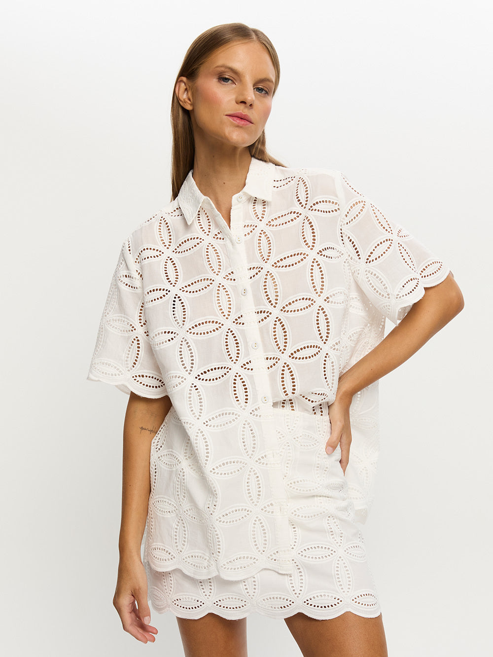 Embroidery casual set