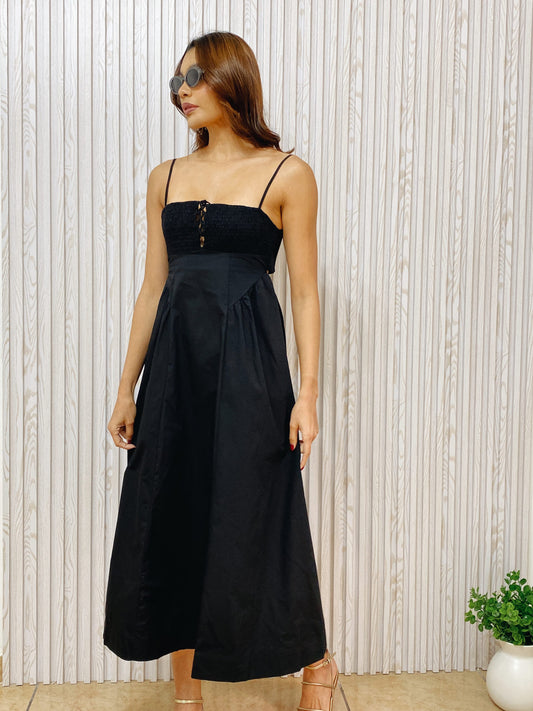 Casual black dress