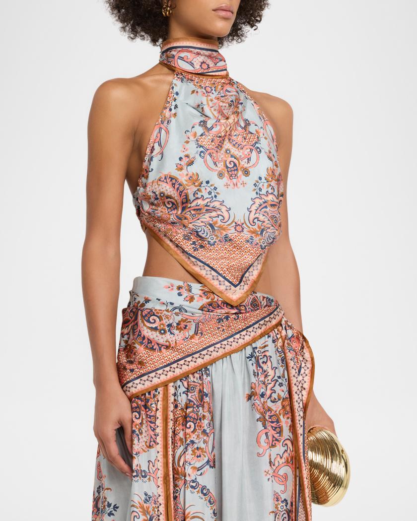 Paisley azul set