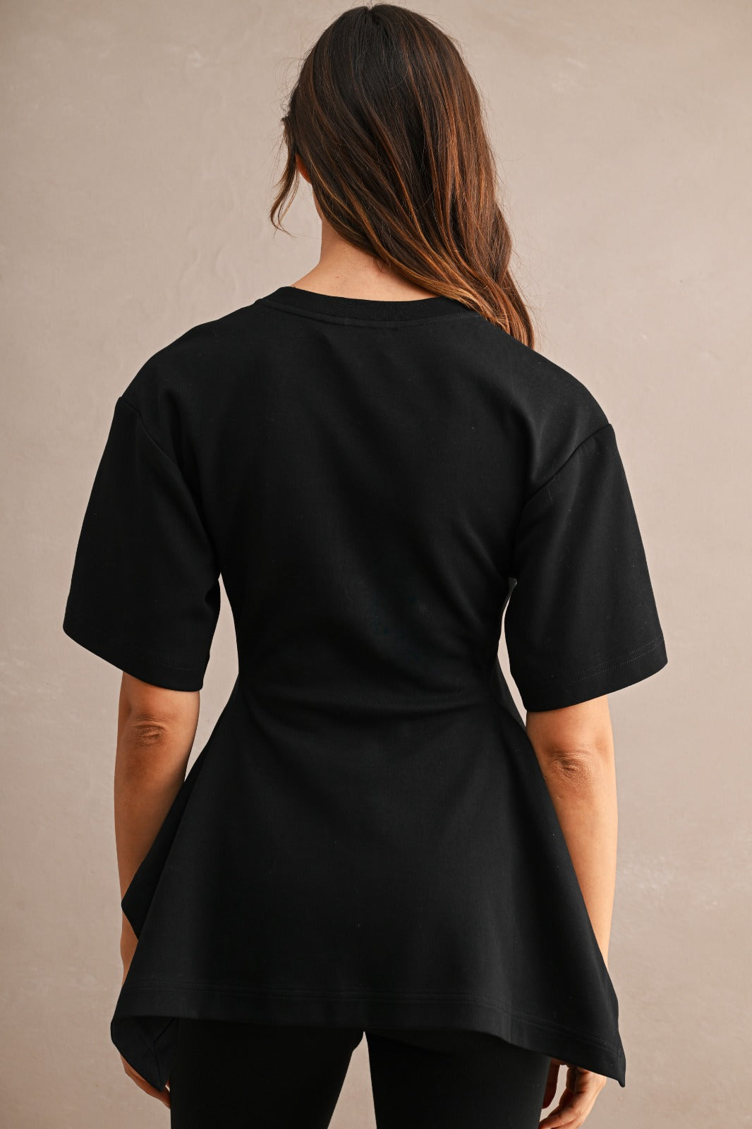 Peplum cotton top