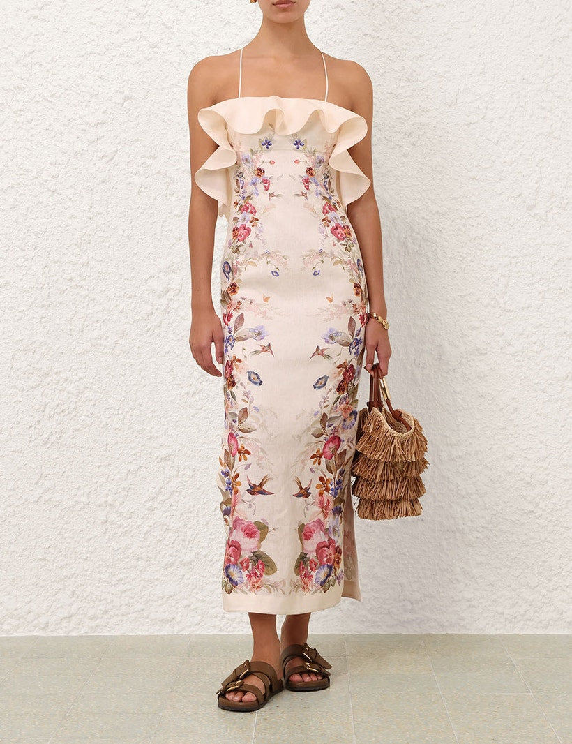 Floral ruffles Garden Dress