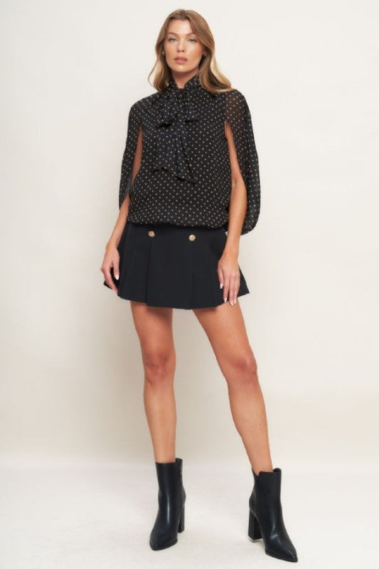 Polka black top