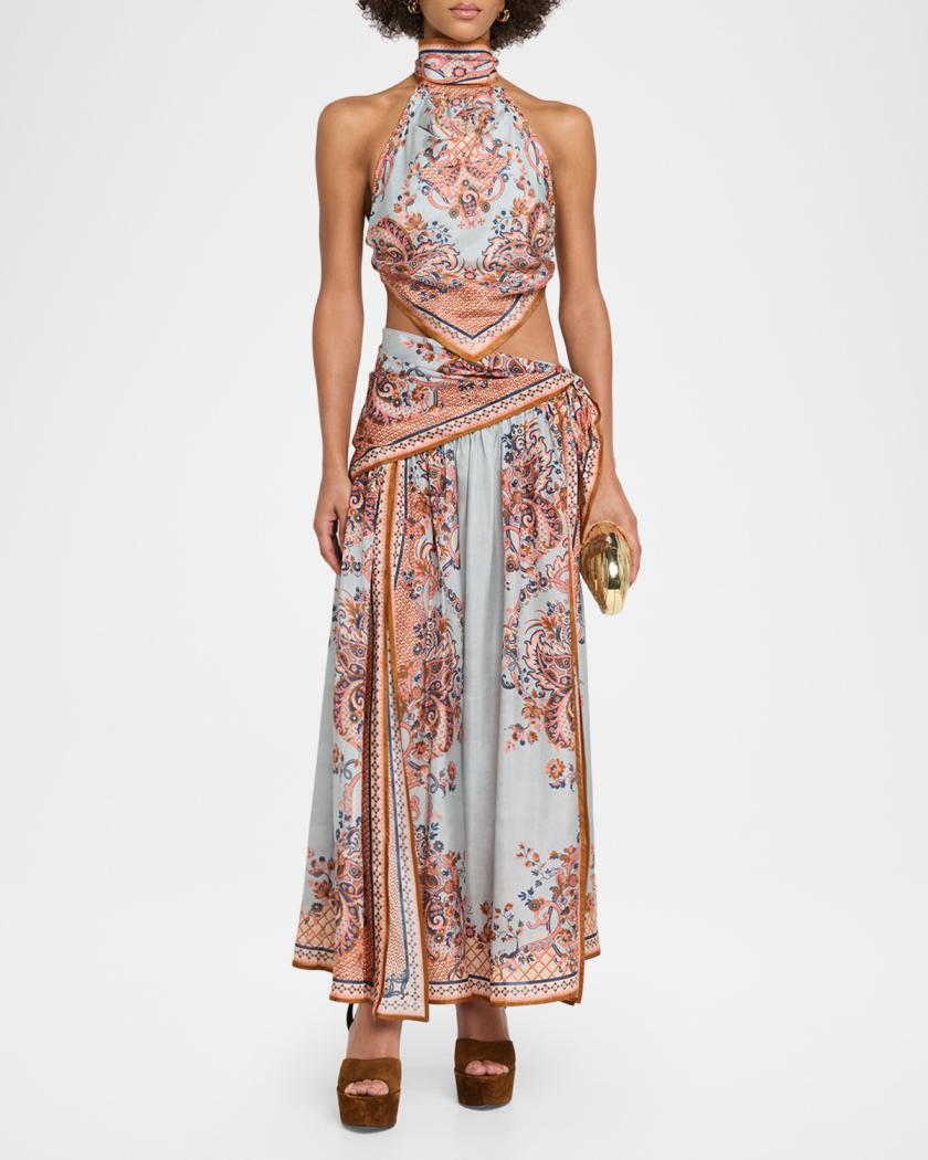 Paisley azul set