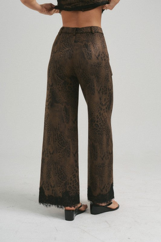 Lace set Leopard