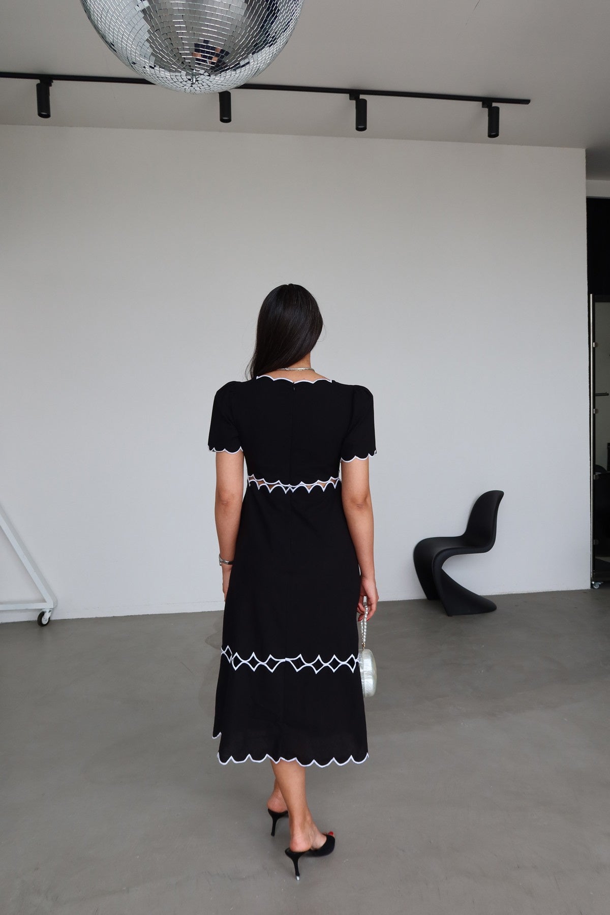 Black/white sofia Medí Dress
