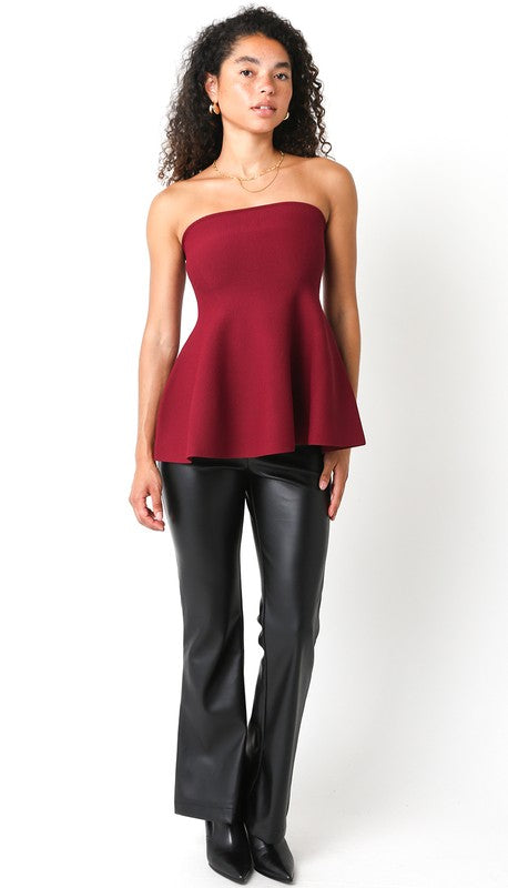 Azaro strapless top