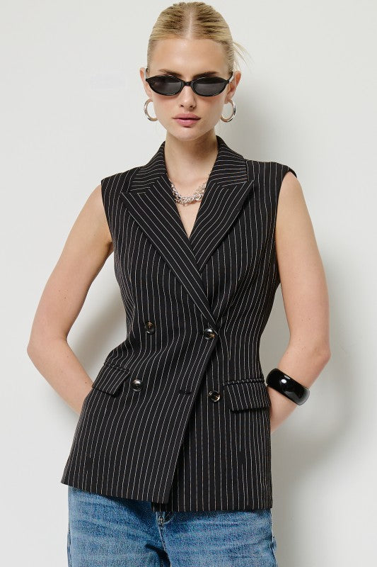 Stripe Blazer