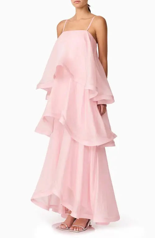 Lina pink maxi dress