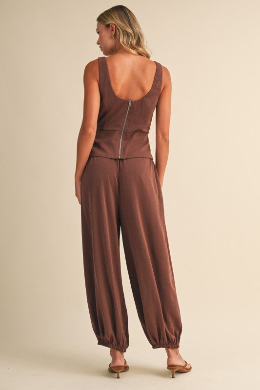 Corset balloon pants set