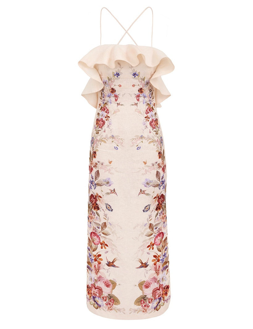 Floral ruffles Garden Dress