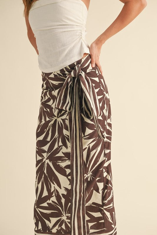 Palm tree skirt