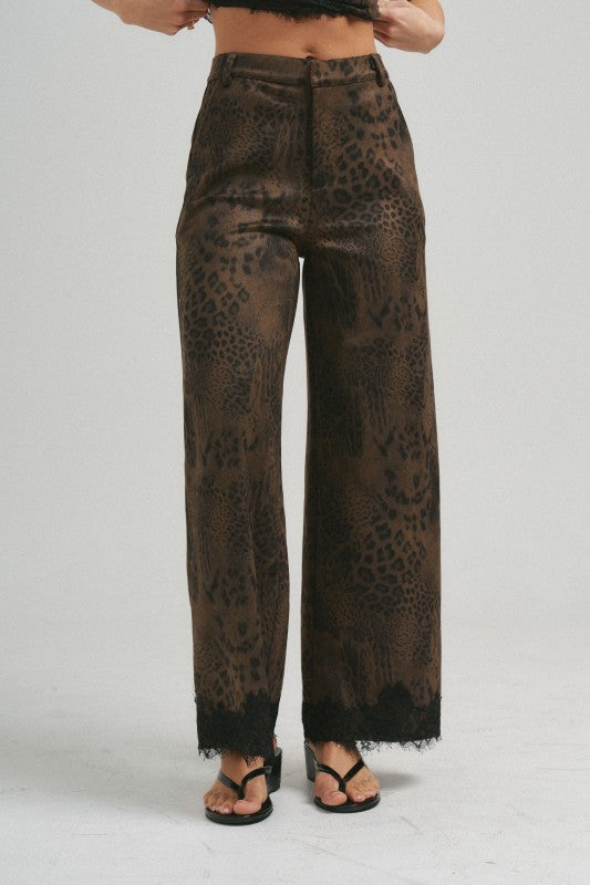 Lace set Leopard