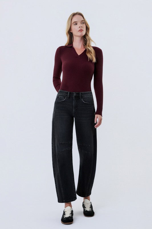 Barrel black Denim