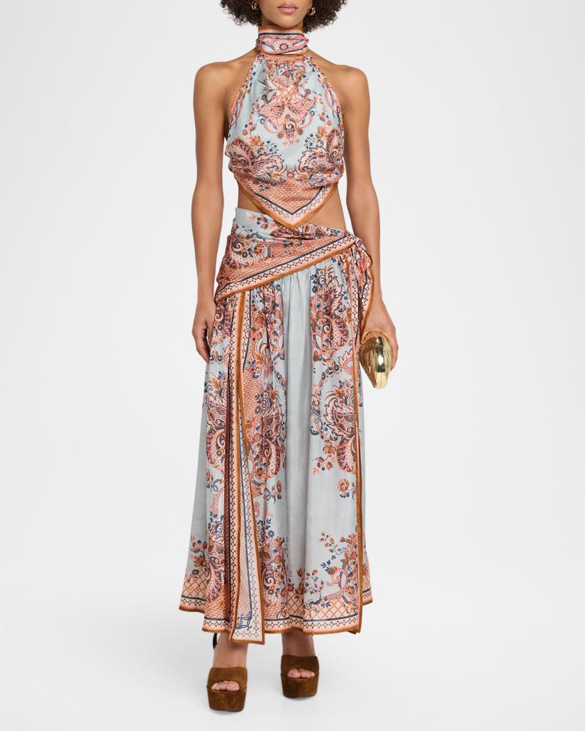 Paisley azul set