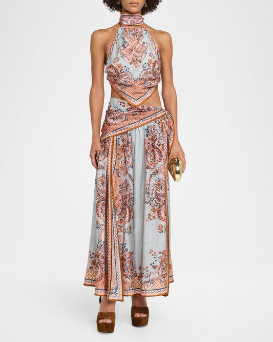 Paisley azul set