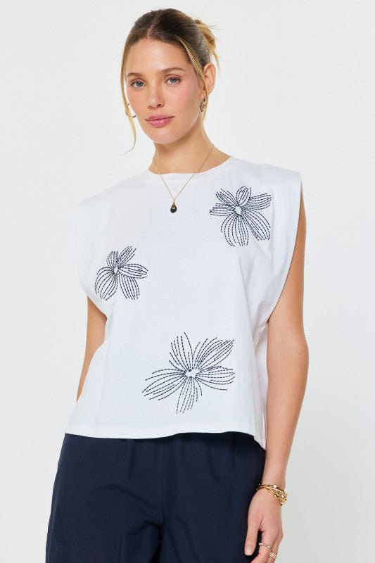 Cloe Embroidered top