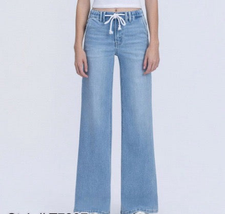 High Rise  Band Jeans